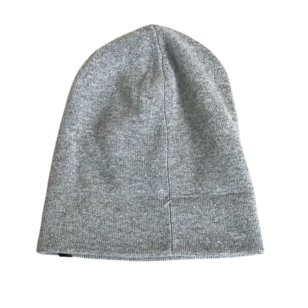 AllSaints NWT Beanie Hat Grey Marl Wool Blend Unisex Fall Sample - Picture 4 of 8